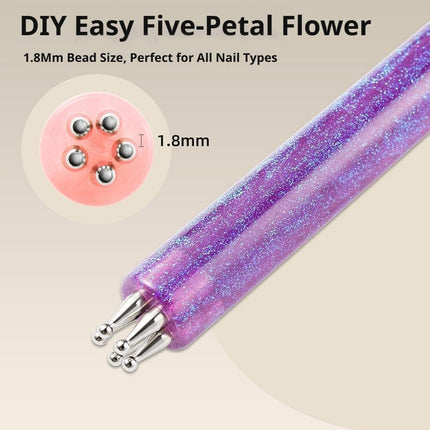 5 Petal Flower Nail Dotting Pen