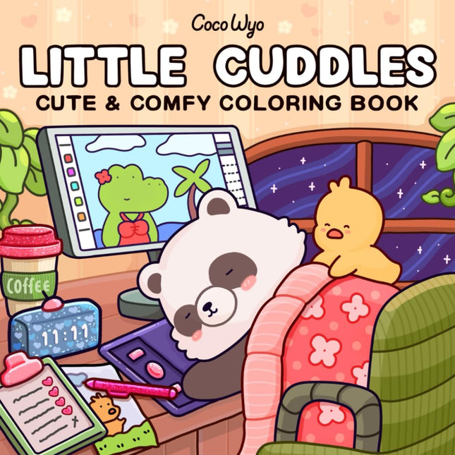 Little Cuddles Cute Animal Friends Coloring Book