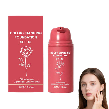 GlowEssence EsenciaLuz Korean Color Changing Foundation, Foundation For Mature Skin — Beauty & Self-Care
