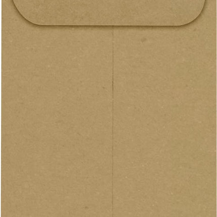 #1 Brown Coin Envelopes, 50 Pack