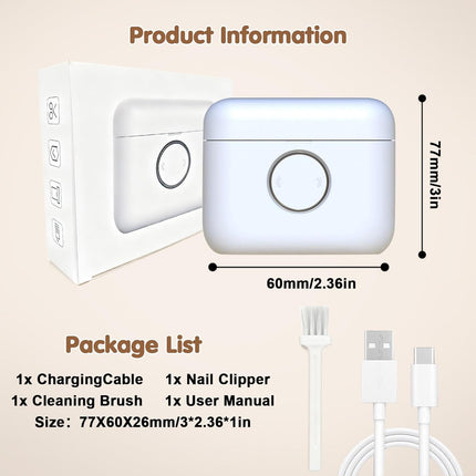 Adjustable Blade Opening Electric Nail Clippers
