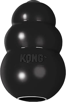 KONG Classic Dog Toy Medium – Durable Rubber Chew & Treat Toy