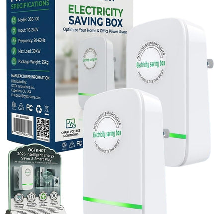 Electricity Saving Box Smart Save Plug Power Saver, 2PCS