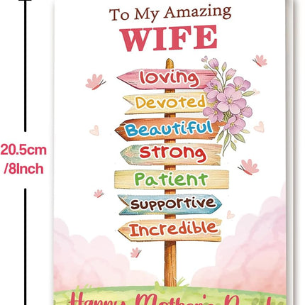 Mother's Day Card for Wife from Husband