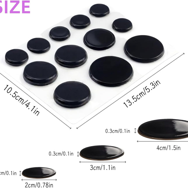 SourceToHome FuenteACasa Miwayer 24 pcs in 3 Sizes - Drum Dampeners, Cymbals Drum Dampening Moon — Home & Lifestyle