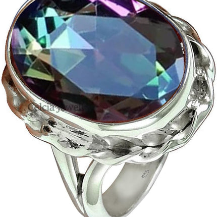 Natural Ruby Gemstone 925 Sterling Silver Ring