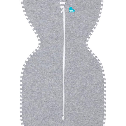Gray Newborn Swaddle Sleep Sack, Small 8-13 lbs