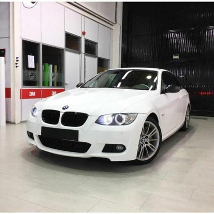 Gloss White Automotive Vinyl Wrap Sample | G10 | 3 in x 5 in