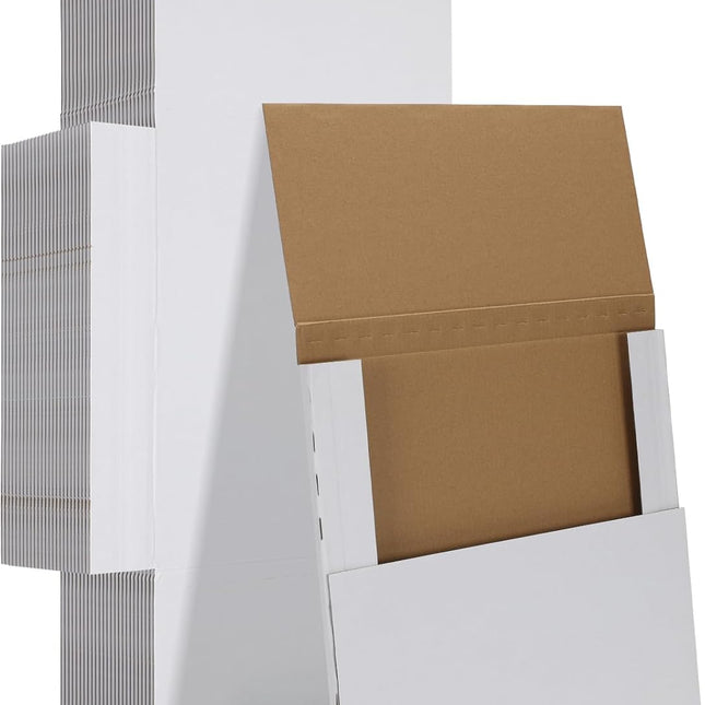 12.8 x 12.8 x 1 Vinyl Record Shipping Boxes, Set of 25