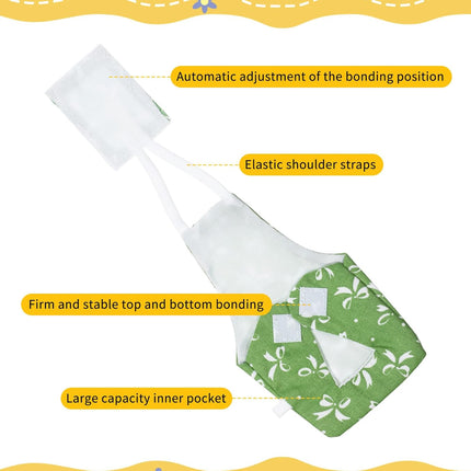 PawHaven RefugioPata 6 Pcs Bird Diapers, Parrot Diaper Reusable with Waterproof Lining — Pet Supplies