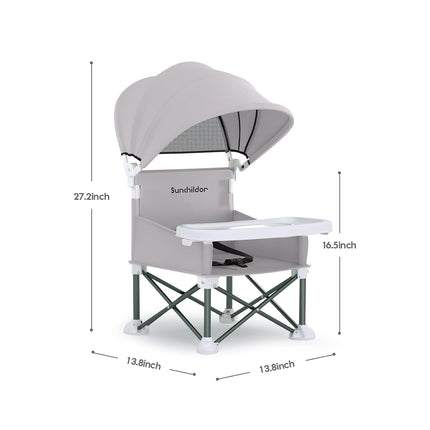 LittleNest NidoPequeño Portable Baby Booster Seat with Removable Tray & Canopy — Baby & Toddler