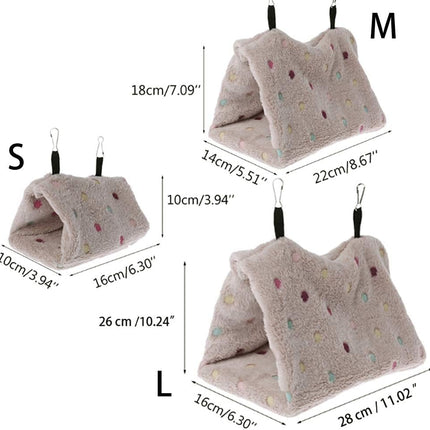 Bird Bed Hanging Plush Nest House for Cage