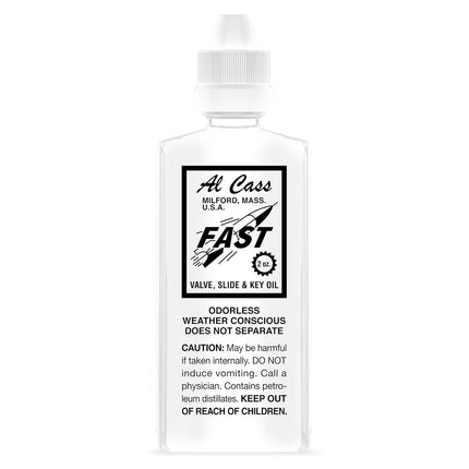 Fast Valve, Slide & Key Oil for Brass Instruments | 2 oz Bottle