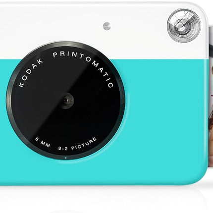 Blue Full-Color Instant Print Digital Camera with 2x3 Sticky-Back Photo Paper