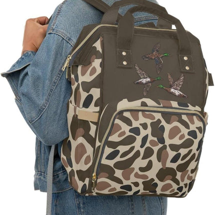 LittleNest NidoPequeño Camo Duck Diaper Bag Backpack – Versatile Travel Baby Bag with Waterfowl — Baby & Toddler