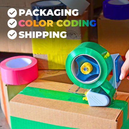 SourceToHome FuenteACasa WOD CSTC22SBA White Carton Sealing Tape — Home & Lifestyle