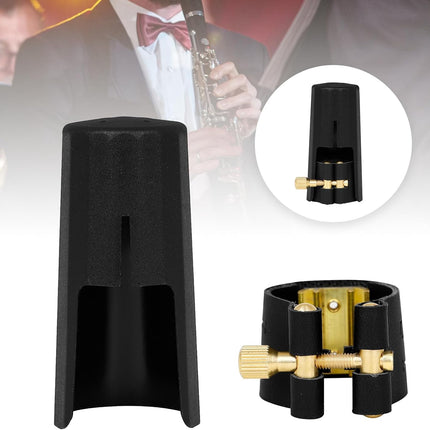 SourceToHome FuenteACasa Bb Clarinet Leather Ligature Fastener and Plastic Cap for Clarinet — Home & Lifestyle