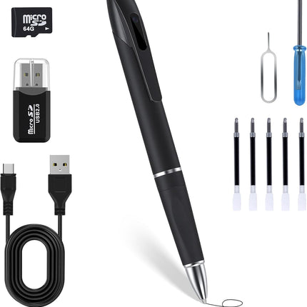 1080P Full HD Hidden Camera Pen for Home & Nanny Use