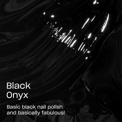 Black Onyx Crème Nail Lacquer, 0.5 fl oz