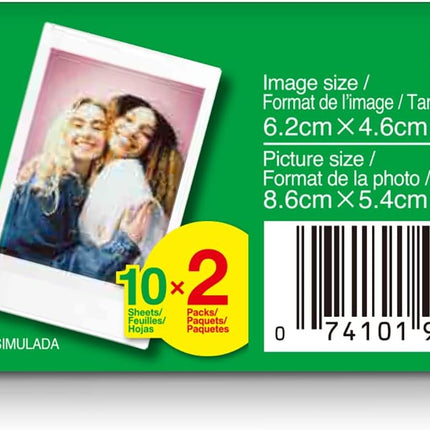 Mini Instant Color Film, 20 Photos