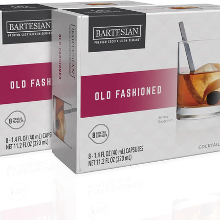 16-Pack Old Fashioned Mixer Capsules for Cocktail Machines