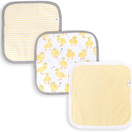 Organic Cotton Infant Washcloths, 3 Pack