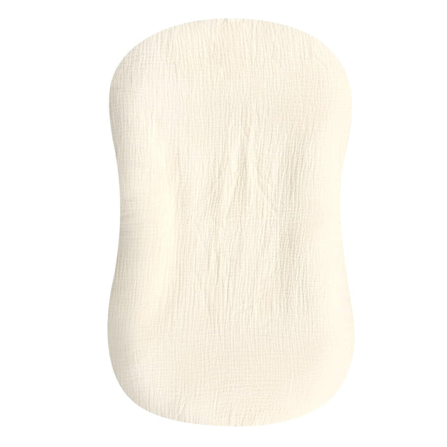 Yellow 100% Cotton Muslin Baby Lounger Cover