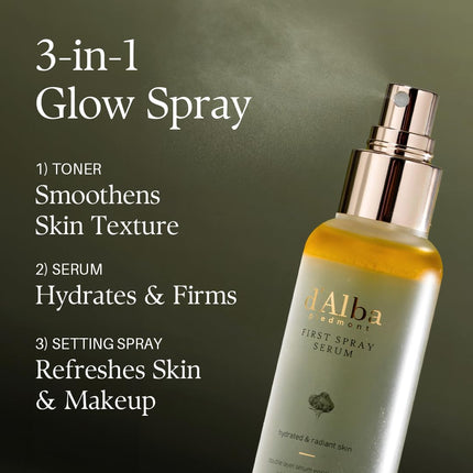 Italian White Truffle First Spray Serum Face Mist, 3.38 fl oz