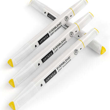 Artists Markers, Amber Yellow A9424, Set of 4