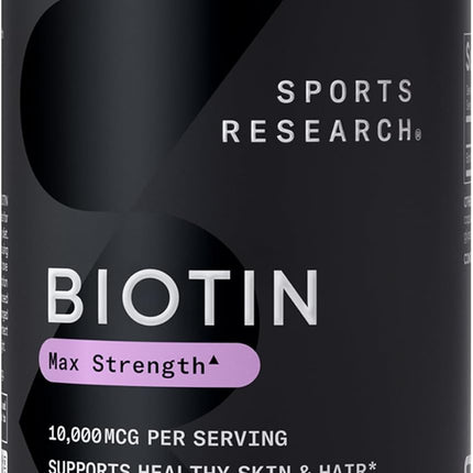 Biotin 10000mcg with Organic Coconut Oil