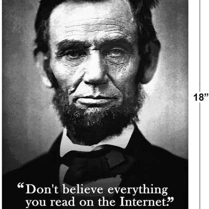 Funny Classroom Internet Quote Educational Poster