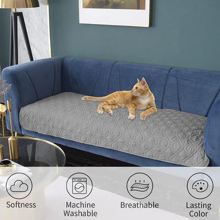 Waterproof Reversible Dog Bed Cover and Pet Blanket for Furniture