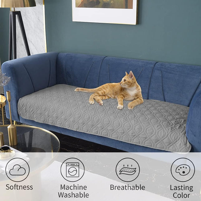 Waterproof Reversible Dog Bed Cover and Pet Blanket for Furniture
