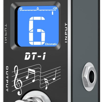 Chromatic Guitar Tuner Pedal with Pitch Indicator for Electric Guitar and Bass