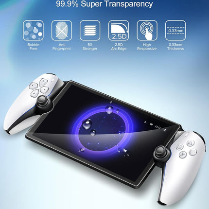 2-Pack Tempered Glass Screen Protector for 8-Inch Remote Player