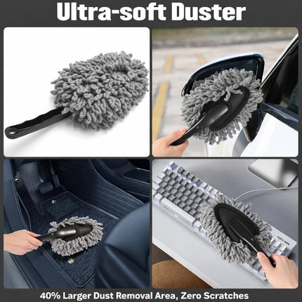 15-Piece Car Interior & Glass Cleaning Kit