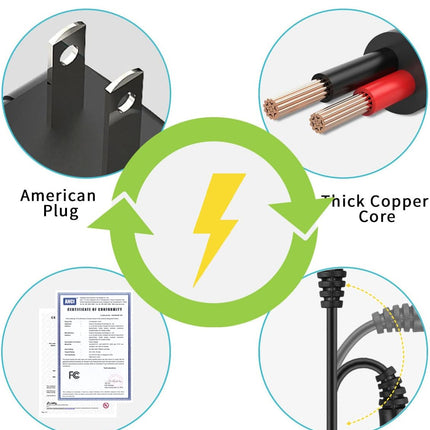 12V 2A AC Power Supply Adapter Charger Cord for Digital Pianos and Portable Keyboards