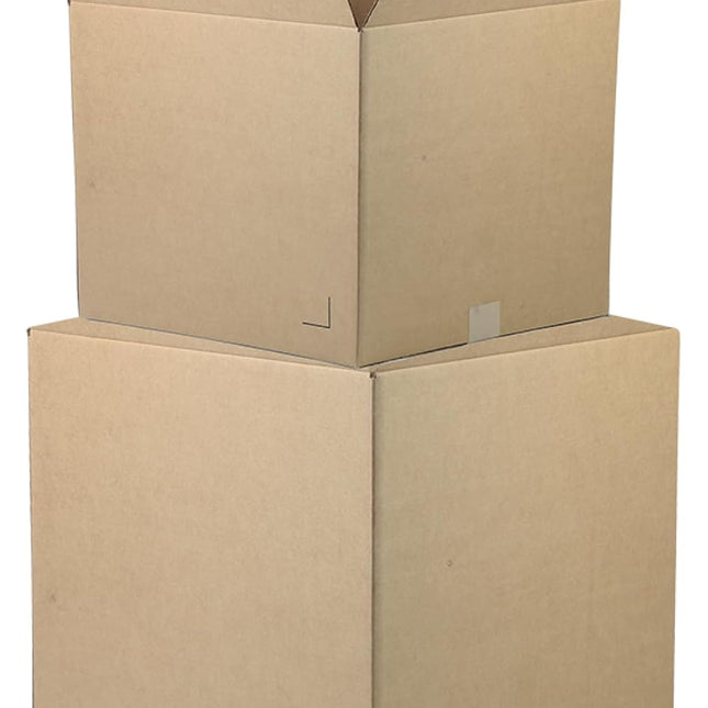 16 x 12 x 12 Brown Kraft Corrugated Shipping Boxes, 25-Pack
