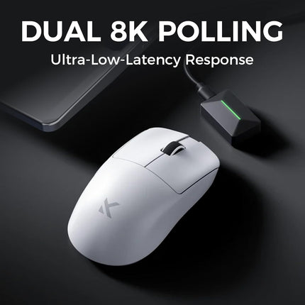 L7 Pro Wireless Gaming Mouse, White