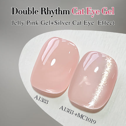 Silver Cat Eye Gel Polish with Magnet, 15ml