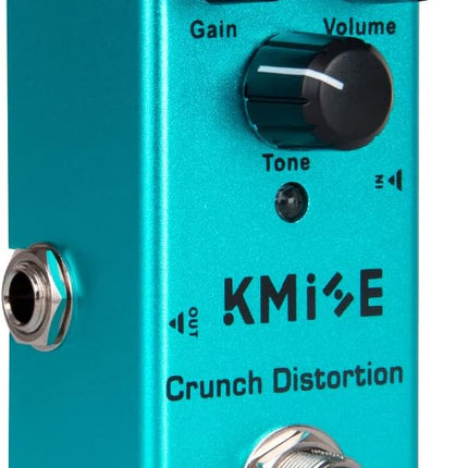 Crunch Distortion Electric Guitar Effects Pedal Mini Single Type DC 9V True Bypass
