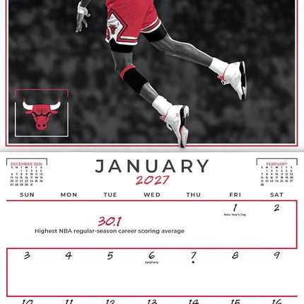 SourceToHome FuenteACasa 2027 Michael Jordan Wall Calendar — Home & Lifestyle