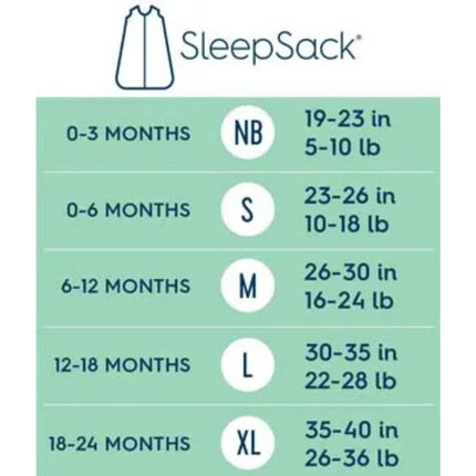 100% Cotton Wearable Blanket, Swaddle Transition Sleeping Bag, TOG 0.5