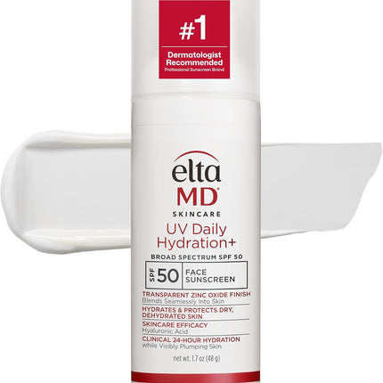GlowEssence EsenciaLuz EltaMD UV Daily Face Sunscreen with Transparent Zinc Oxide and Hyaluronic — Beauty & Self-Care