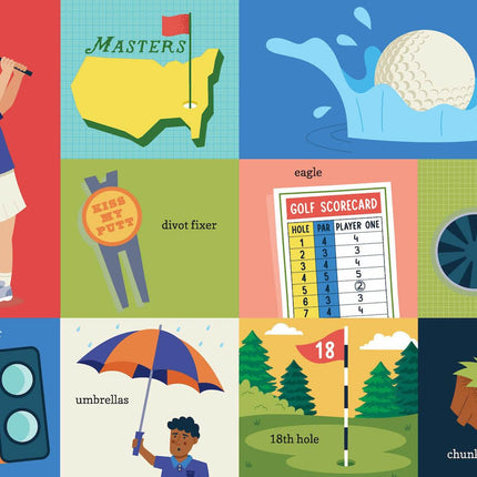 100 First Words for Little Golfers: A Parody Primer for the Course