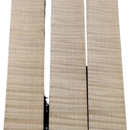 3-Piece Maple Violin Rib Blanks for 4/4 Violin