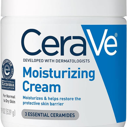 CeraVe Moisturizing Cream 19 oz – Body & Face Moisturizer fo