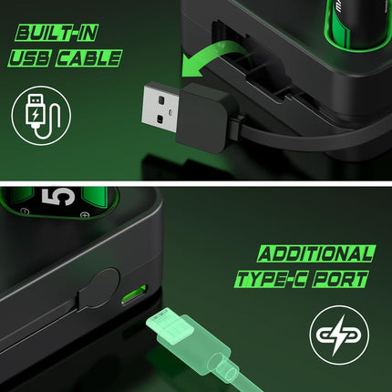 NexWave OndaNex DINOSTRIKE Rechargeable Battery Pack & Charger Station for Xbox Series X — Smart Tech
