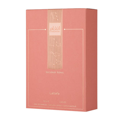 Angham Second Song Eau de Parfum 100ml – Unisex Oriental Vanilla Fragrance