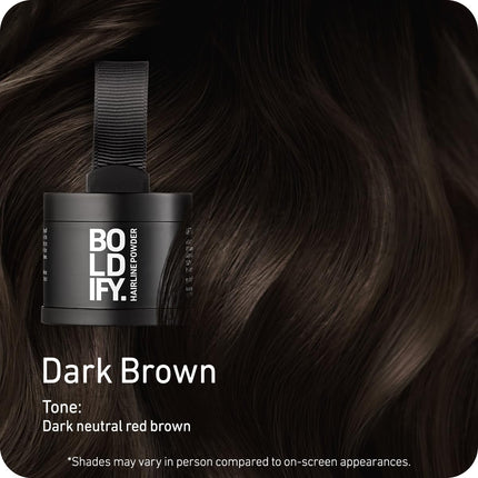 Dark Brown Water-Resistant Hairline Powder Root Touch Up